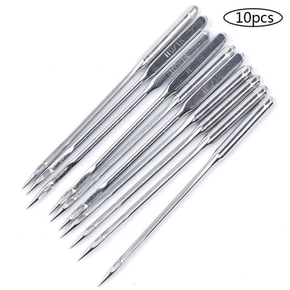 10pcs Sewing Machine Needles Universal Sewing for All Domestic 65/9 90/14 100/16 110/18