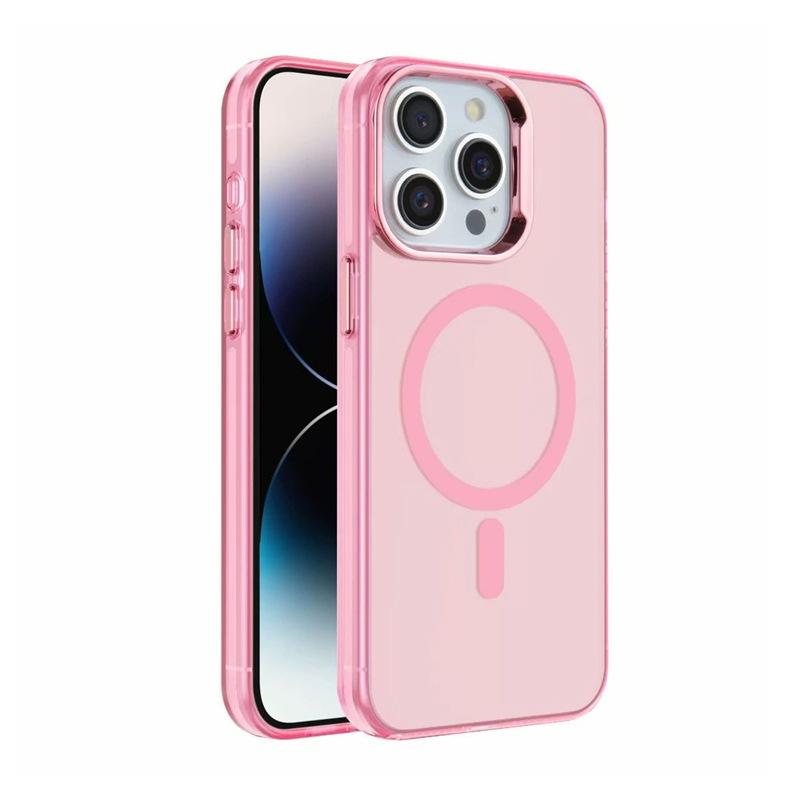Electroplating IMD Magnetic Case Suitable for IPhone16 Wireless Charging 15 Mobile Phone Case Apple 13/14 Protection Case