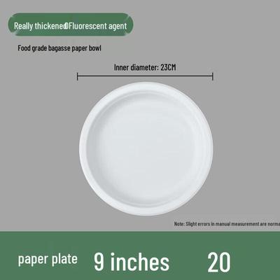 Biodegradable Bagasse Paper Plates