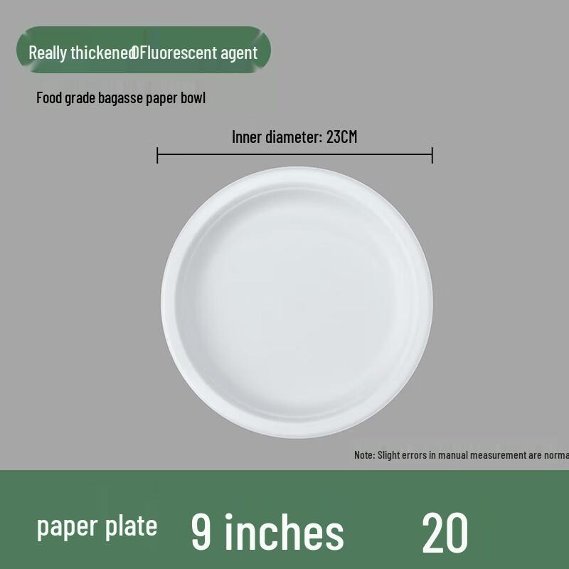 Biodegradable Bagasse Paper Plates