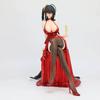Taihou Sitting Pose Red Dress Anime Figure Statue Desktop Decoration Collectible Model Toy