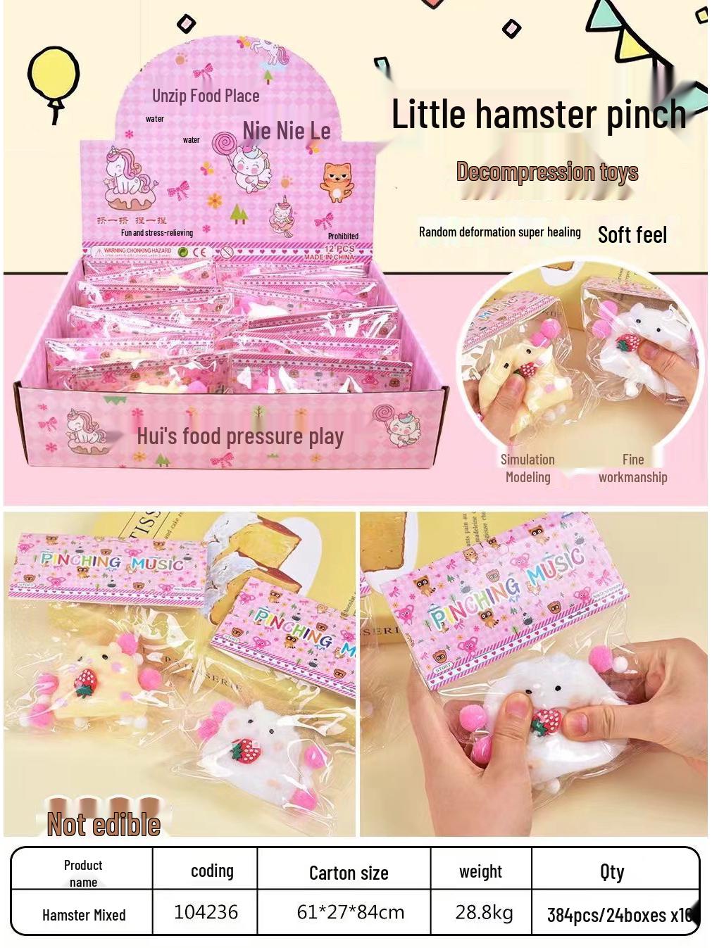 

Сквиши Моти Декомпрессионная Игрушка для Детей - Медленно Восстанавливающаяся Креативный Снятие Стресса