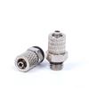 10Pcs 3mm 4mm 5mm 6mm OD Male Thread Mini Pneumatic Pipe Connector Screw Through Quick Fitting Air Tube Fast Twist Joint SMC typ