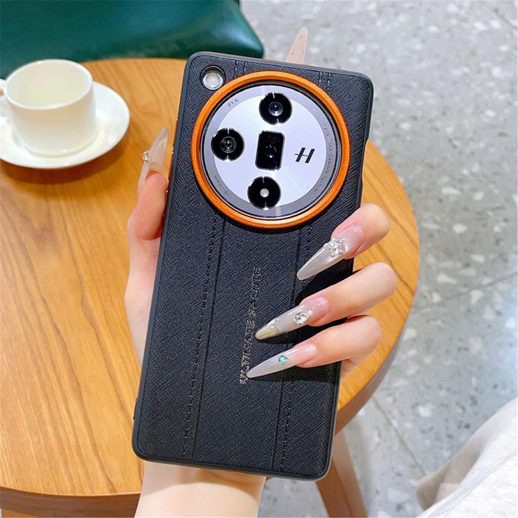 Case For OPPO Find X7 Ultra X7 Lychee Fabric Texture Matte Hard Shell Luxury Full Body Protective Phone Cover Case