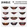 Halloween Mouth Tattoo Scary Clown Face Stickers Creepy Temporary Tattoos Waterproof Party Makeup Costume Props