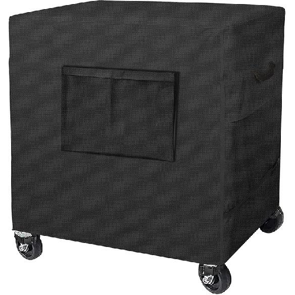 SIRUITON Patio Cooler Cart Cover, Fits for Most 80 Quart Rolling Cooler Cart Cover, Waterproof Patio Ice Chest Protective Covers for Outdoor Bar 43″Lx22″Wx32″H