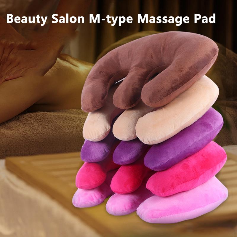 Brustkissen für den Schönheitssalon, Samtkissen, weiches Spa-Massagekissen, Typ M, universell für Massagetisch, Stuhl, Nacken- und Kopfstütze