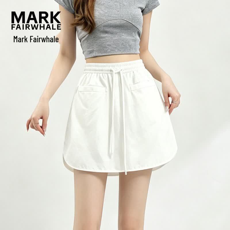 Women s High-Waist Loose Fit Skort Shorts S