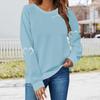 Ladies' Loose Comfortable Casual Fashionable Halloween Printed Long Sleeved Sweatshirt