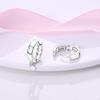 Love Heart Romantic Lock&Key Earrings for Women Girls Trendy Fashion Jewelry High Quality Dainty Elegant Gift