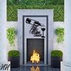 Metal Wine Wall Art Square Sign with Glasses Housewarming Gift for Patio Balcony Indoor Outdoor Decor