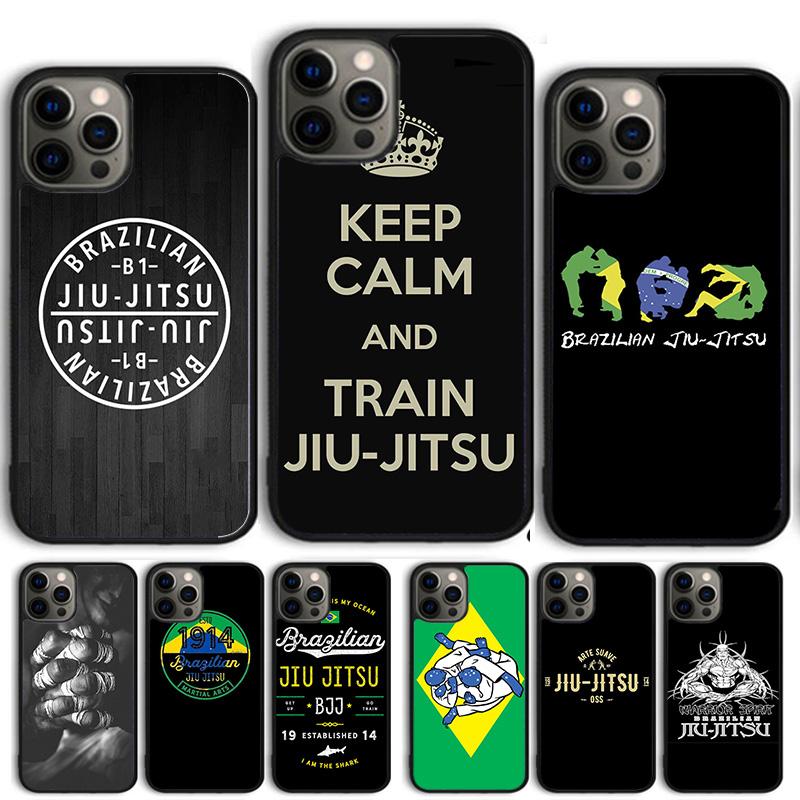 BJJ Brazilian Jiu Jitsu Art Phone Case For iPhone 17 Air 15 16 Cover 14 11 13 Pro Max 12 Plus Max Cover Coque