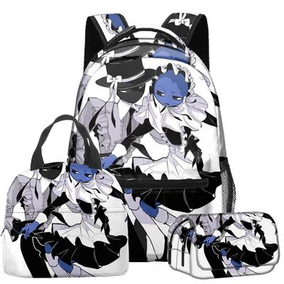 Painted School Bag Boys Backpack Sonic Magic Treasure Children's School Bag Anime Satchel Pencil Bag Oxford Cloth Elementary School Student