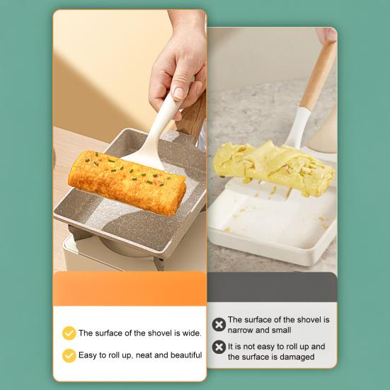 Food Grade Silicone Spatula Wide Blade with Hanging Hole High Temperature Resistant Spatula Pancakes Burgers Kitchen Tool