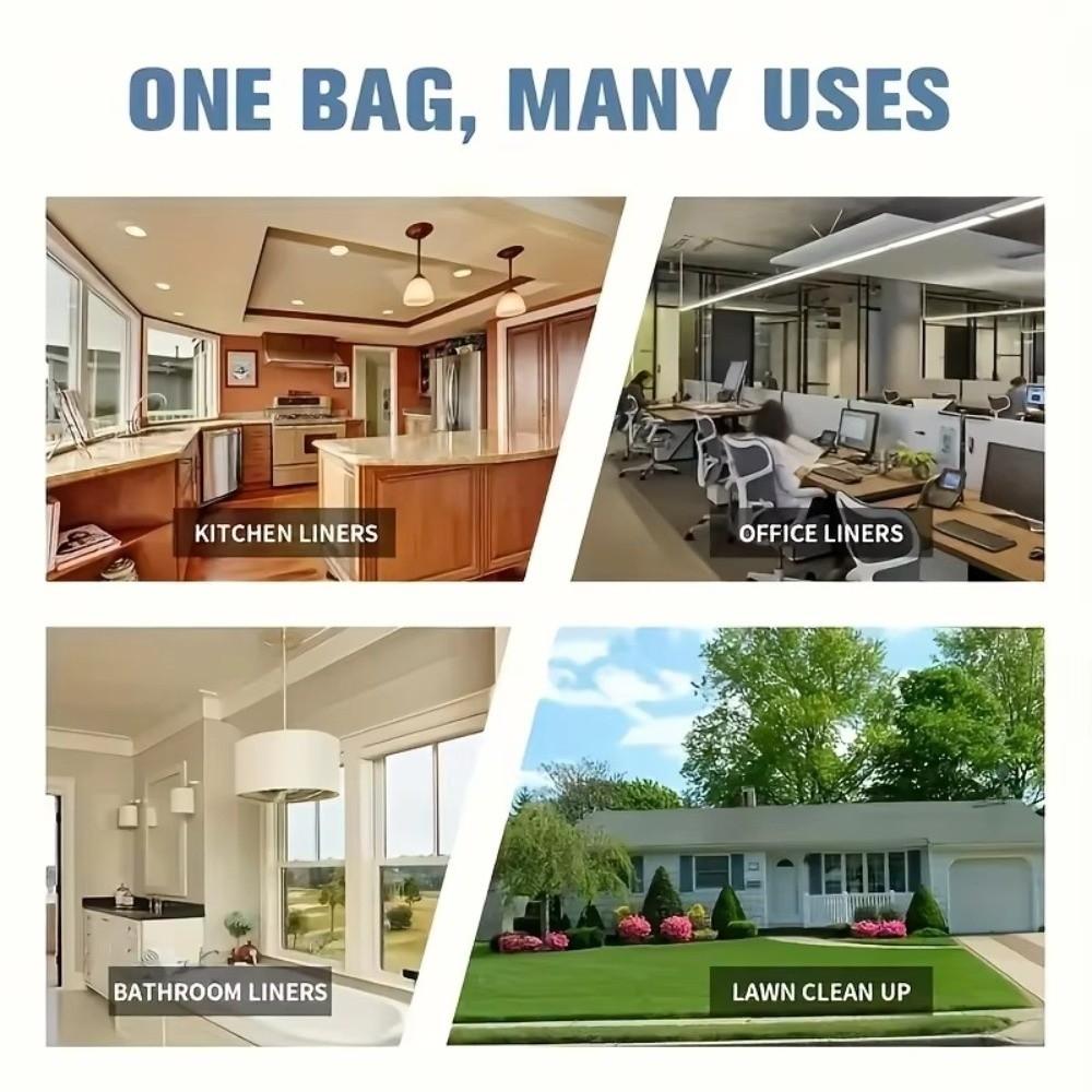 30PCS Thickened Portable Garbage Bags Large Capacity Large Garbage Bag Plastic Bag Household Use