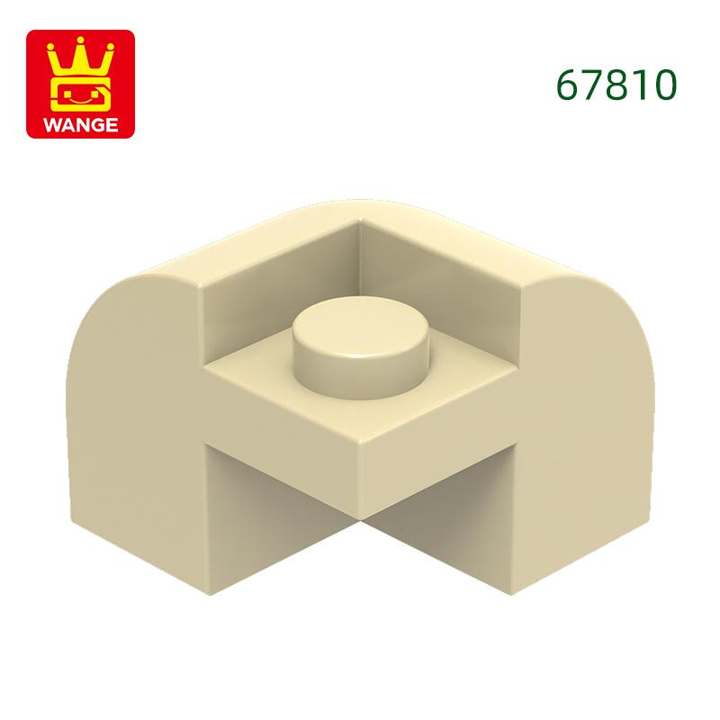 Non-Toxic 85Pcs/Lot 67810 2X2X1 1/3 With Bow Building Blocks Moc Color Accessories Compatible With Brick Diy Spare Parts Toy Gift