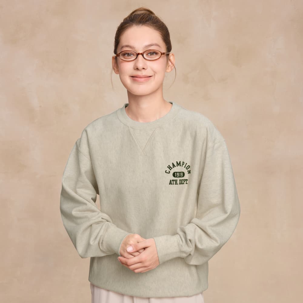 Champion Sweatshirts Unisex Crew Neck Moderate Regular U5CSWSU029
