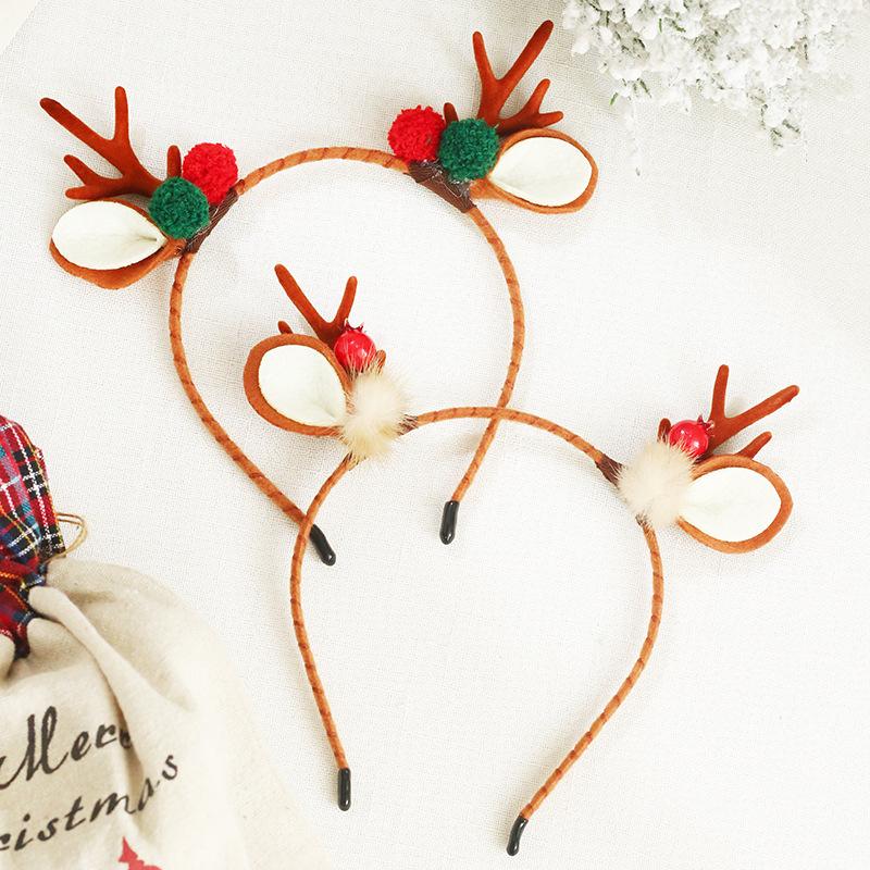 Birthday Headbands Versatile Hair Accessories Elk Antler Headdresses Hairpins Party Headwear Dress Up Supplies