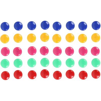 Yajnas Pack Of 40 Colorful Opaque Magnet For Magnetic White-Boards - Sticky Stick Notes, Photos, Charts Notice Board/Pla