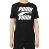 Puma Rebel Basic Short Sleeve Crew Neck T-Shirt Men Tops Black 844137-01