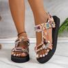 New Thick-soled Women's Shoes Fish-mouth Velcro Beach Sandals