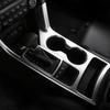 Car Center Console Gear Shift Panel Water Cup Holder Frame Cover Case Trim For Kia Sportage 4 QL 2016 2017 2018 2019 2020 2021