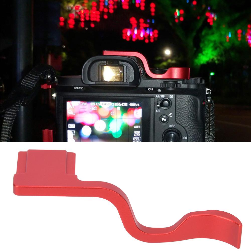 Aluminium Alloy Hot Shoe Thumb Handle Buckle Strap Holder for   A7M2 M3 A7R2 R3 A9