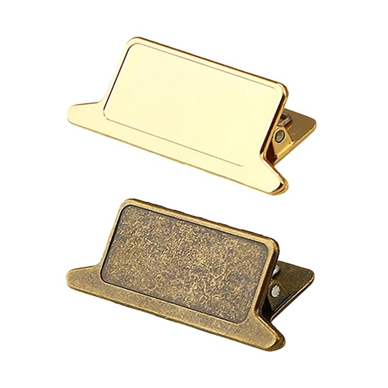 2/4Pcs Retro Note Paper Clip Bookmarks Page Clips Scrapbooking Clip Document Receipt Clamp For Journal Planner Notebook