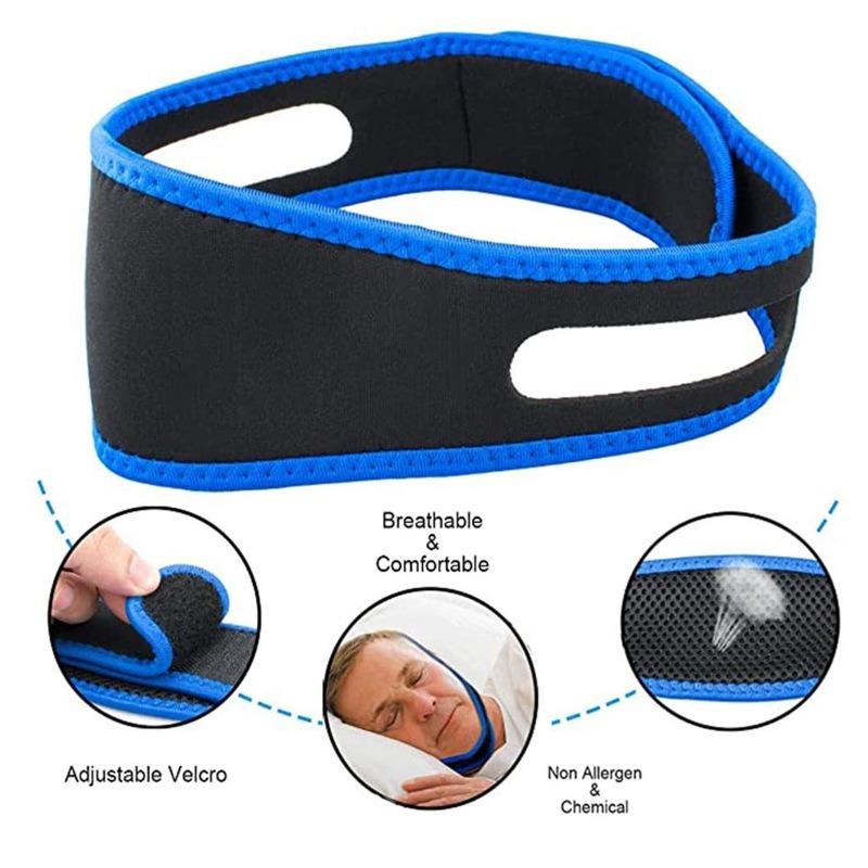 Anti Snoring Chin Strap, Adjustable Stop Snoring Chin Straps for Users, Jaw Strap for Sleeping for Men Women