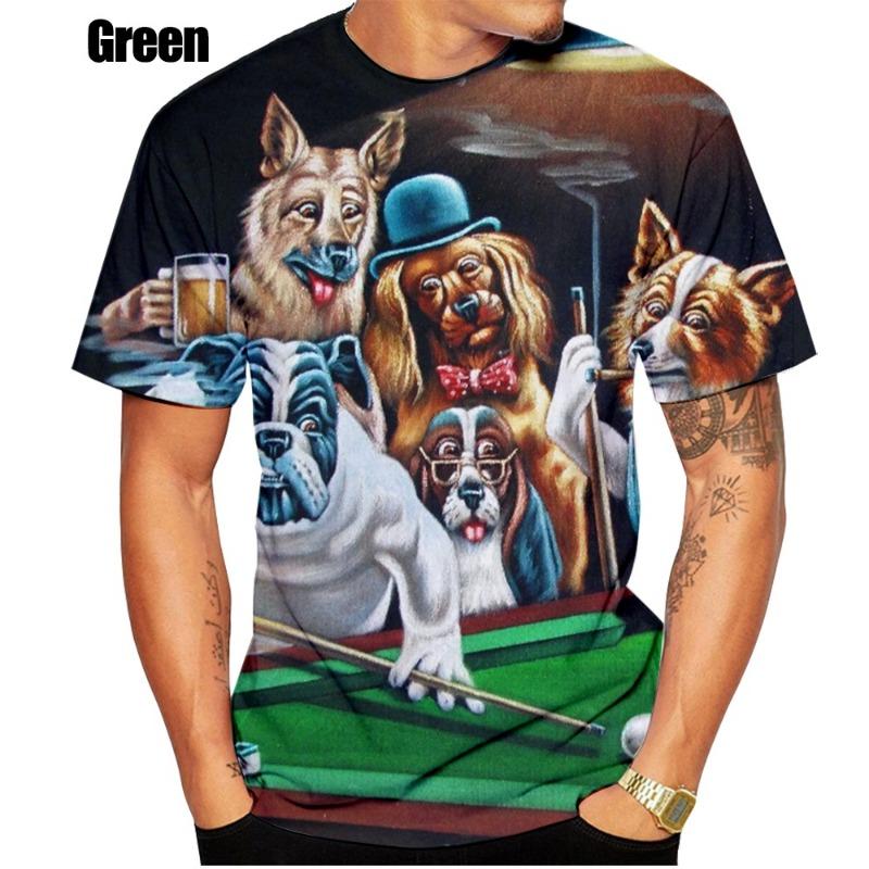 Men and Women Summer 3d New Fashion Billiards New T-shirt Games Ball Cue Pool Player Cool Designe Print Top