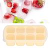 8 Grid Ice Cube Mold Food Grade Silicone Large Ice Cube Tray Reusable Ice Cube Tray  Freezer Use