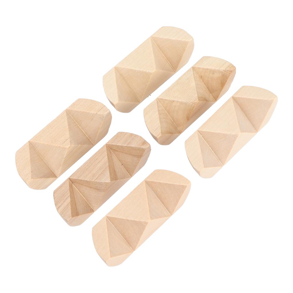 Wooden Brain Teaser Puzzles Football Shape Preventing Alzheimer Unlock Interlock Puzzle Toys for Adults