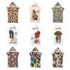 Mikrofaser Kawaii Hund Druck Kapuzen Strandtuch für Teenager Erwachsene Bademantel Handtuch Niedliches Haustier Cartoon Badetuch zum Schwimmen Surfen