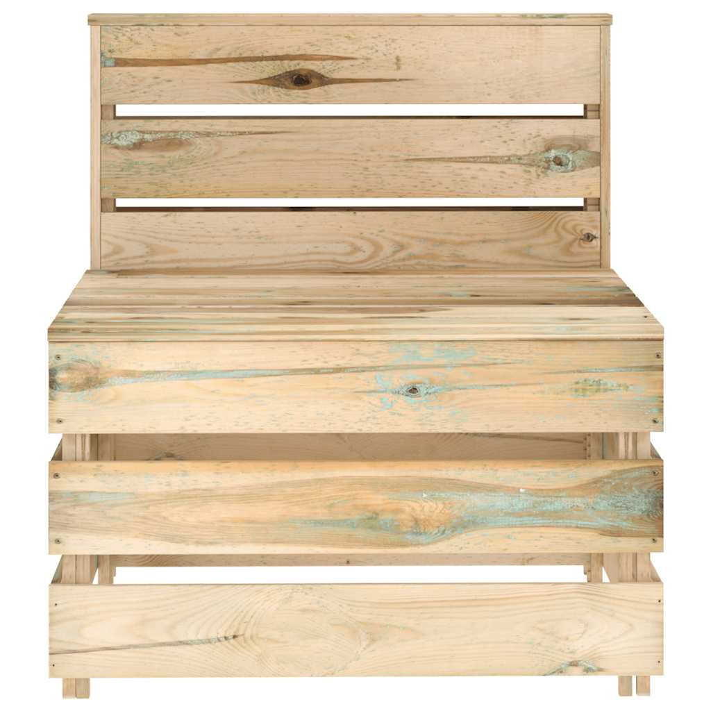 Garden Center Sofa Made from Pallets Impregnated Pine Wood