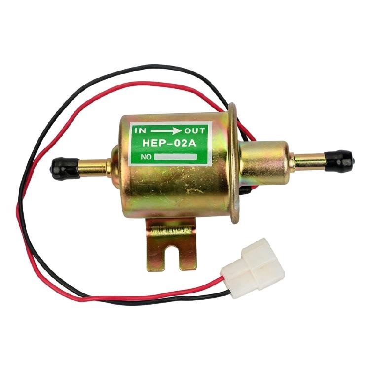 Automotive Replacement Fuel Pump 24V Metal Pump Body with Lead Wires, Bracket and Fuel System Modification Service Support for Repairs