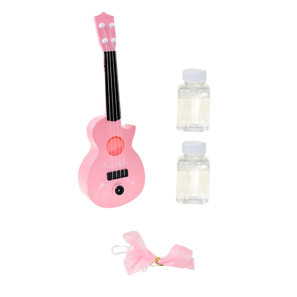 Dětská kytarová hračka pro začátečníky na ukulele může hrát Net Red Bubble Machine 100ML
