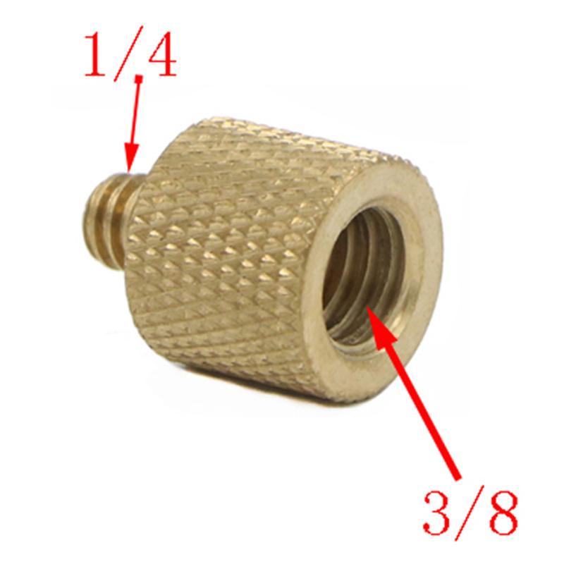 1/4" to 3/8" Thread Camera Screw Mount Adapter for DSLR Camera Tripod Light Stand Quick Release Plate Male to Female