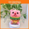 Adorable Plush Beaver Doll With Hamburger And French Fry Design For Gifts And Accessories