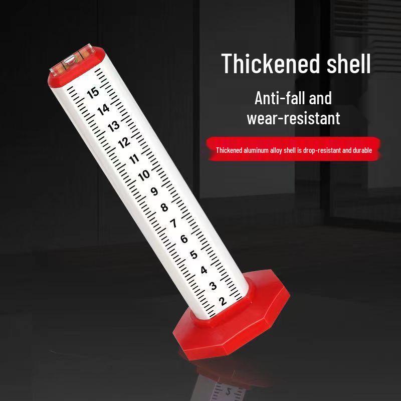 Dual-Sided High Precision Leveling Ruler for Tiling and Positioning