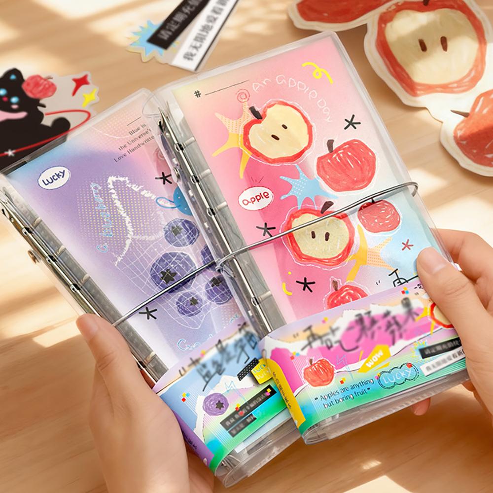 High Aesthetic and Multifunctional Notebook, Loose Leaf Book, Simple Grid Book, Disassembled Student Notebook,colorful