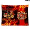 Firefighter Wall Tapestry Aesthetic Wall Hanging Printed Fabric Blanket Decorative Tapestries for Bedroom Living Room Home Decor