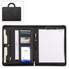 Multifunctional Contract File Folders PU Leather Document Organizer  Office School Supplies