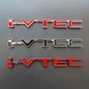 3D Chrome Metal Car Letters Rear Trunk Badge Emblem IVTEC Logo I VTEC Sticker For Honda City Civic Accord Jazz CRV  Accessories
