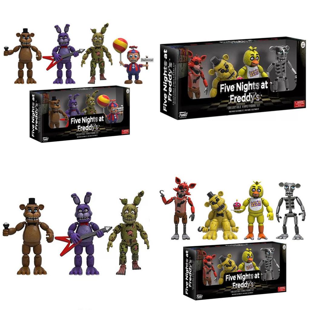 Figurines d'Action Exquises Fnaf Pizza Simulator 4cm Parfait Pour les Cadeaux d'Enfants et les Collectionneurs