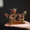 Harz Farbwechsel Teetisch, Haustier Chinesische Maskottchen, Drachenschmuck Teeremonie Zubehör