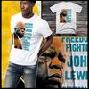 John Lewis T-shirt Juneteenth Panafrican Pride Black History Month Melanin Tee