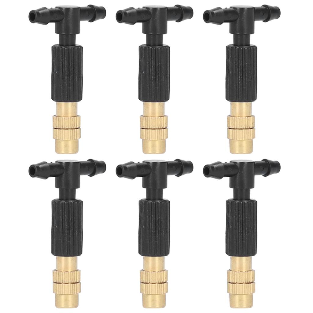 10 Set Micro Garden Watering Spray Head Misting Nozzle with 3‑Way Connector Irrigation System