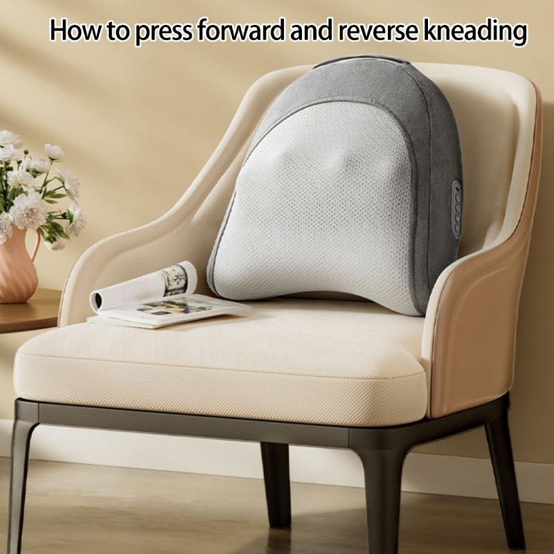 Massage Pillow,Neck and Back Massagers with Heat,Shiatsu Massage Pillow for Back,Shoulder Leg Foot Pains Stress Relax