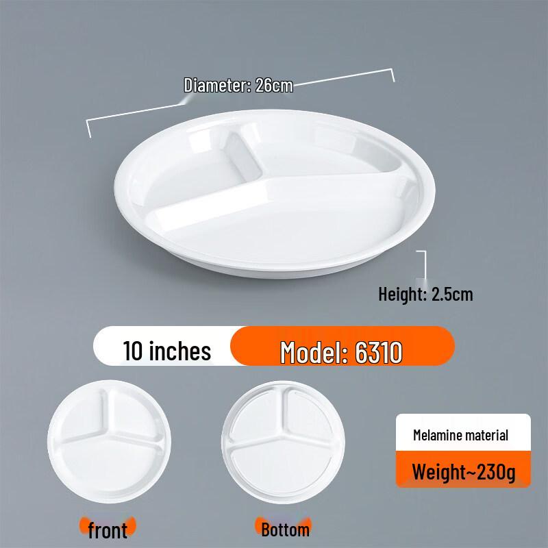 

Multi-Compartment Canteen Meal Tray Set