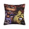 FNAFs Pillowcases Horror Game Morden Pillow Case For Living Room Chair Comfy Pillow Cover